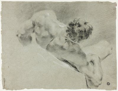 Manlig nakenbild sedd bakifrån av Domenico Maggiotto