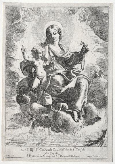 Madonna från Rosenkransen av Domenico Maria Canuti