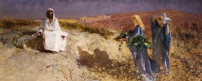 Kristus i öknen av Domenico Morelli