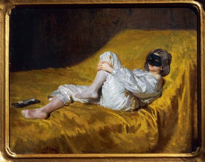 Mask (olja på duk) av Domenico Morelli