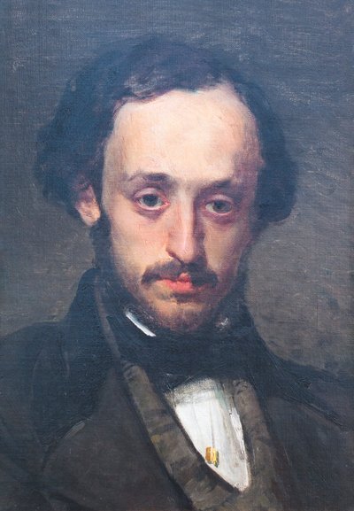 Pasquale Villari som ung av Domenico Morelli
