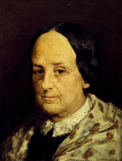 Porträtt av Luisa Ruggeri, av Domenico Morelli (1823-1901) av Domenico Morelli