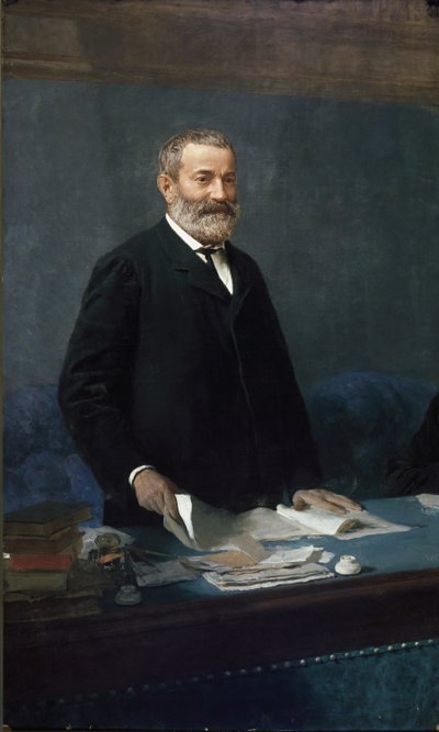 Porträtt av Quintino Sella (olja på duk) av Domenico Morelli