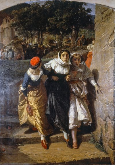 sicilianska vesper av Domenico Morelli