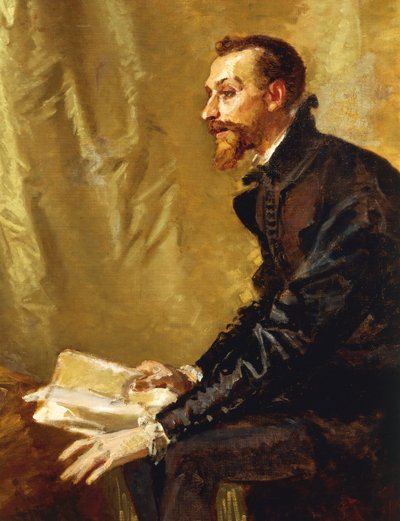Torquato Tasso läser det befriade Jerusalem till Eleonora d