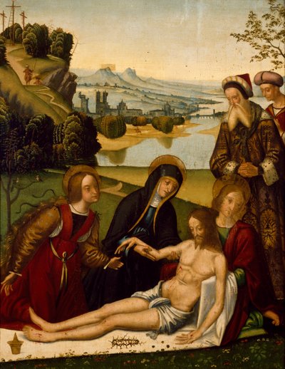 Klagosång över den döde Kristus, av Domenico Panetti (ca 1460 - före 1513) av Domenico Panetti
