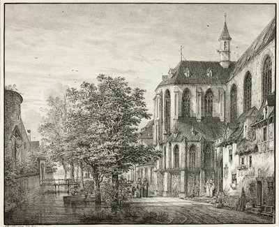 Församlingskyrkan i Boppard vid Rhen av Domenico Quaglio