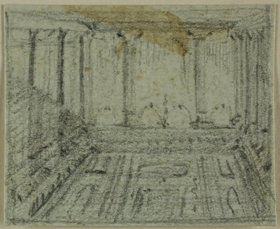Portiken av Domenico Quaglio