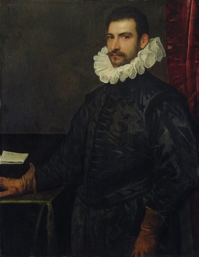 Porträtt av en ung man av Domenico Robusti Tintoretto