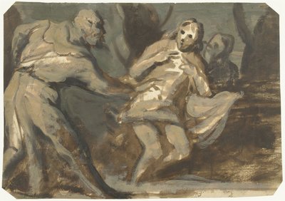 Susanna och de äldre av Domenico Tintoretto