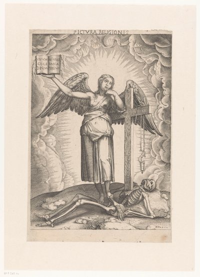 Allegori om tro Pictura religionis (titel på objekt) av Domenico Vito