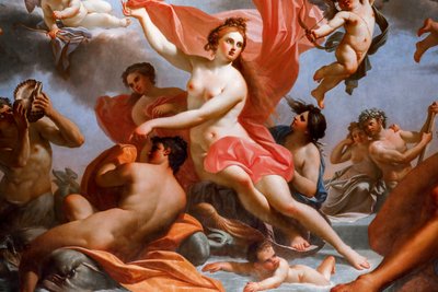 Triumf av Galatea 1778-1780 , fresk av Domenico De Angelis