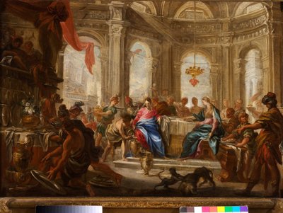 Bröllopet i Kana av Domenico the Elder Piola