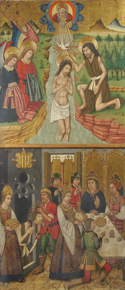 Panel från Saint John Retable, 1464-1507. av Domingo Ram