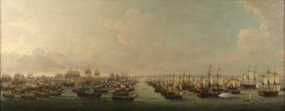 Den engelska eskadern som anföll Havanna 1762 av Dominic Serres