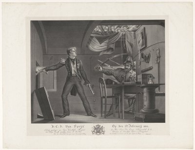 J:C:J: Van Speijk Den 5 februari 1831 (titel på objekt) av Dominicus Franciscus du Bois
