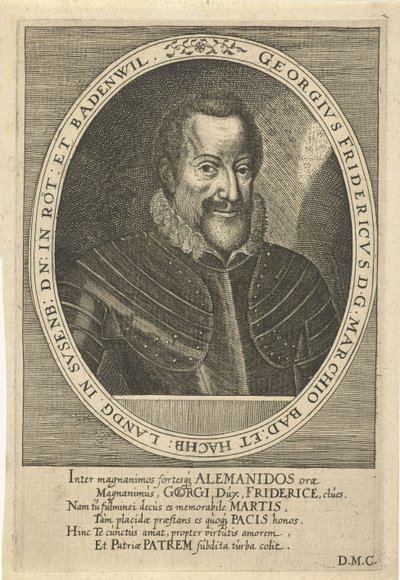 Georg Fredrik av Baden-Durlach 1573-1638, ca. 1610 av Dominicus or Custodis Custos