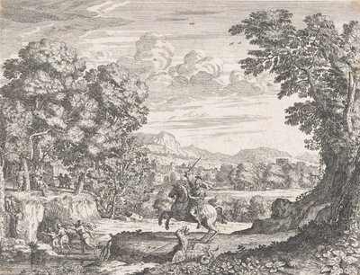Bellerophon övervinner chimären, 1668. av Dominique Barriere