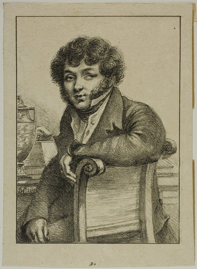 Porträtt av brunet, skrivare av Dominique Vivant Denon