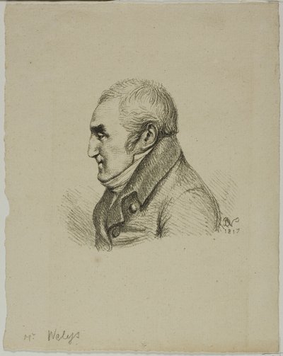 Porträtt av Monsieur Nelys i profil av Dominique Vivant Denon