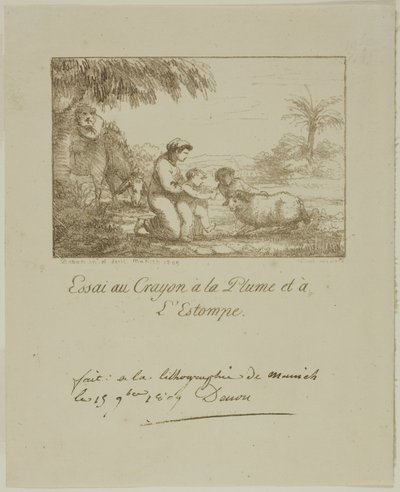 Den heliga familjen av Dominique Vivant Denon