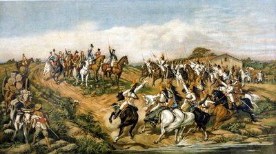 Självständighet eller död!. Målning av Pedro Americo, Museum of Ypiranga (Sao Paulo). Allegorisk representation om Brasiliens självständighet den 7/09/1822. av Don Pedro di Figueredo Americo
