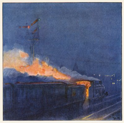 Rudyard Kipling: Sjuksköterskorna (färglitografi) av Donald (after) Maxwell