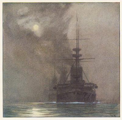 Rudyard Kipling: The Wet Litany (färglitografi) av Donald (after) Maxwell