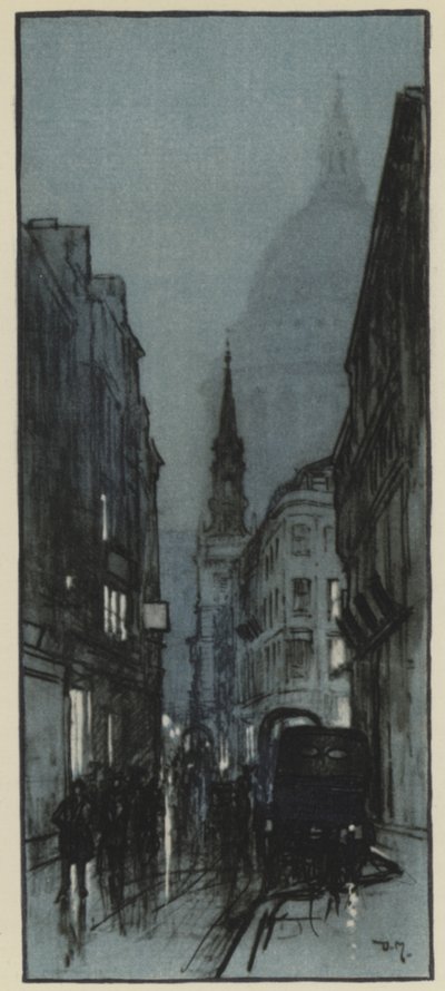 St Pauls Cathedral, från Watling Street av Donald Maxwell