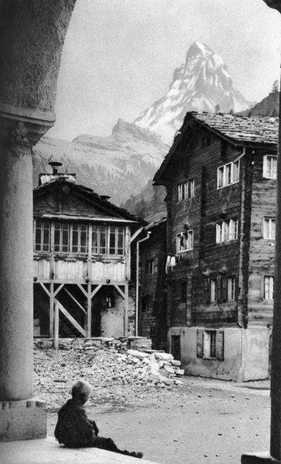 Matterhorn, Zermatt, Schweiz, c1924 av Donald McLeish