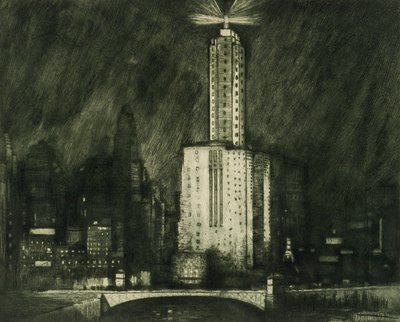 Chicago, Wacker Drive av Donald Shaw MacLaughlan