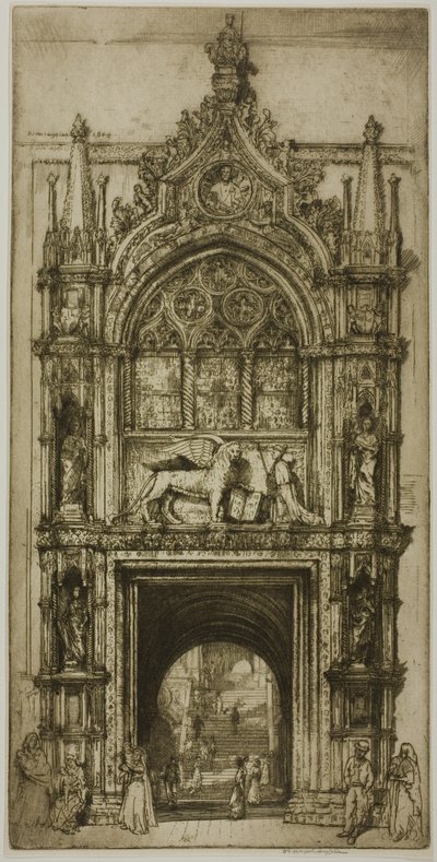 Dogernas dörröppning, Venedig av Donald Shaw MacLaughlan