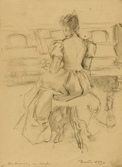 Ella vid pianot av Donald Shaw MacLaughlan