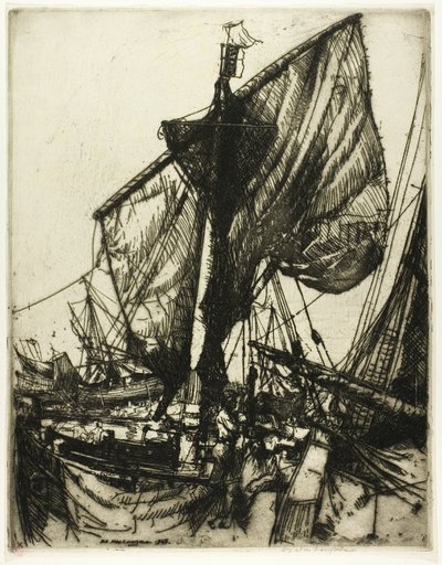 Fiskare från Chioggia av Donald Shaw MacLaughlan