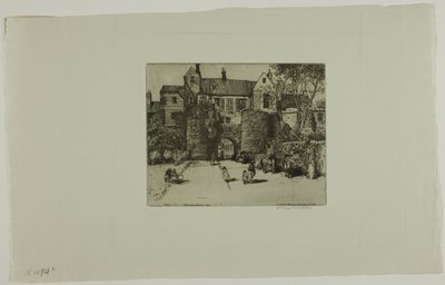 La Porte Gayole, Boulogne-sur-Mer av Donald Shaw MacLaughlan