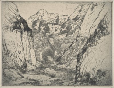 Lauterbrunnen av Donald Shaw MacLaughlan