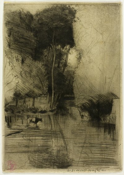 Mill Stream av Donald Shaw MacLaughlan