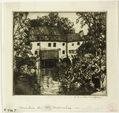 Moulin St. Maurice av Donald Shaw MacLaughlan