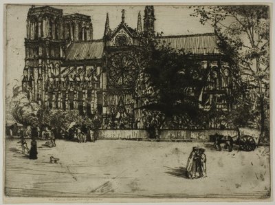 Notre-Dame, Paris av Donald Shaw MacLaughlan