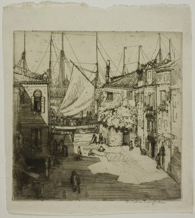 Sail Yard, Venedig av Donald Shaw MacLaughlan