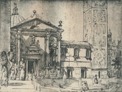 Santa Maria Formosa, sent 1800-tidigt 1900-tal, 1925. av Donald Shaw MacLaughlan