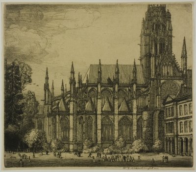 St. Ouen, Rouen av Donald Shaw MacLaughlan