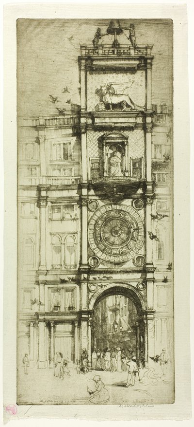 Klocktornet, Venedig av Donald Shaw MacLaughlan