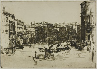 Marknaden, Venedig av Donald Shaw MacLaughlan