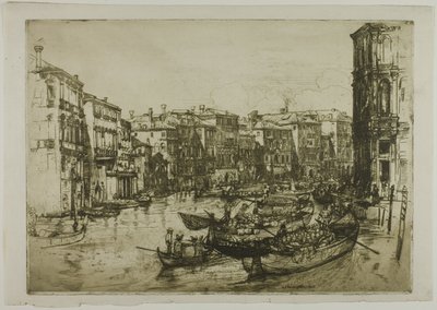 Marknaden, Venedig av Donald Shaw MacLaughlan
