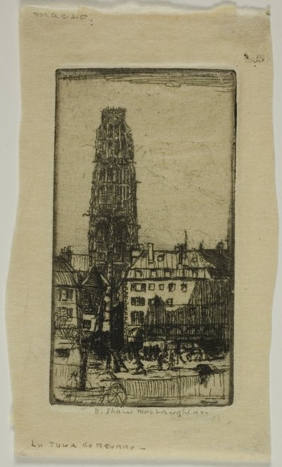 Butter Tower, Rouen av Donald Shaw MacLaughlan
