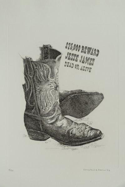 Jessie James död eller levande - eller Cowboy Boots av Donatella Merlo