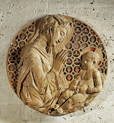 Jungfrun som tillber barnet, "Madonna Todi" ... av Donatello