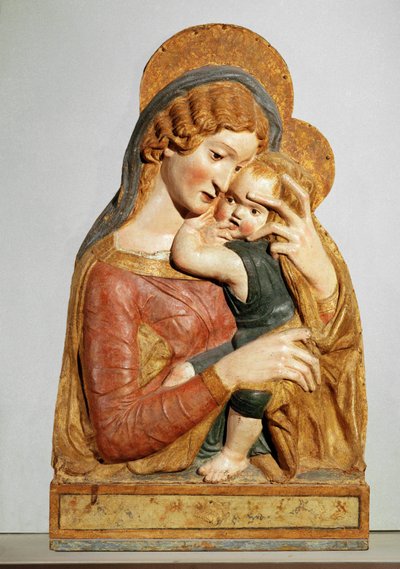 Jungfru Maria och Jesusbarnet ... av Donatello