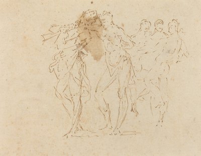 Musiker och dansande figurer av Donato Creti